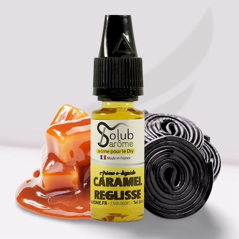 Arôme Caramel Réglisse Solub