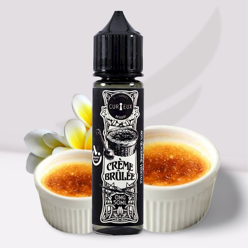 Crème Brûlée 50ml - Curieux e-liquide