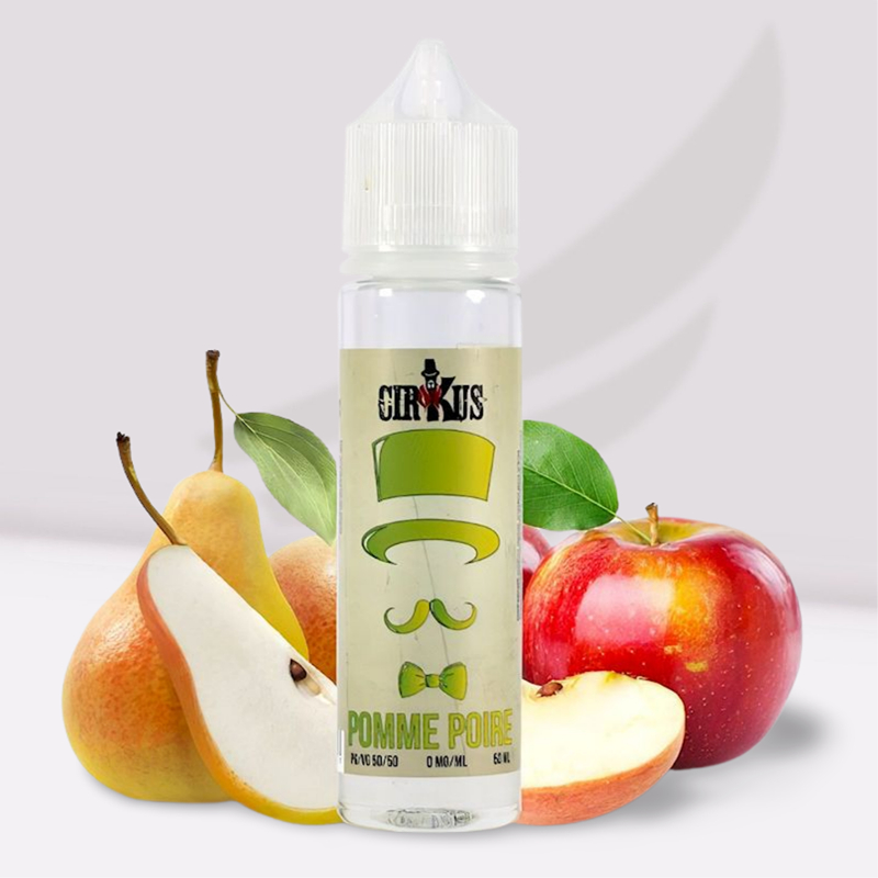Prêt à booster 50ml Pomme Poire Authentic Cirkus