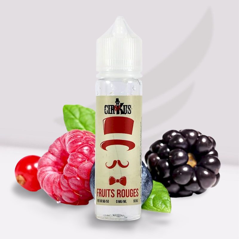 Prêt à booster 50ml Fruits Rouges Authentic Cirkus