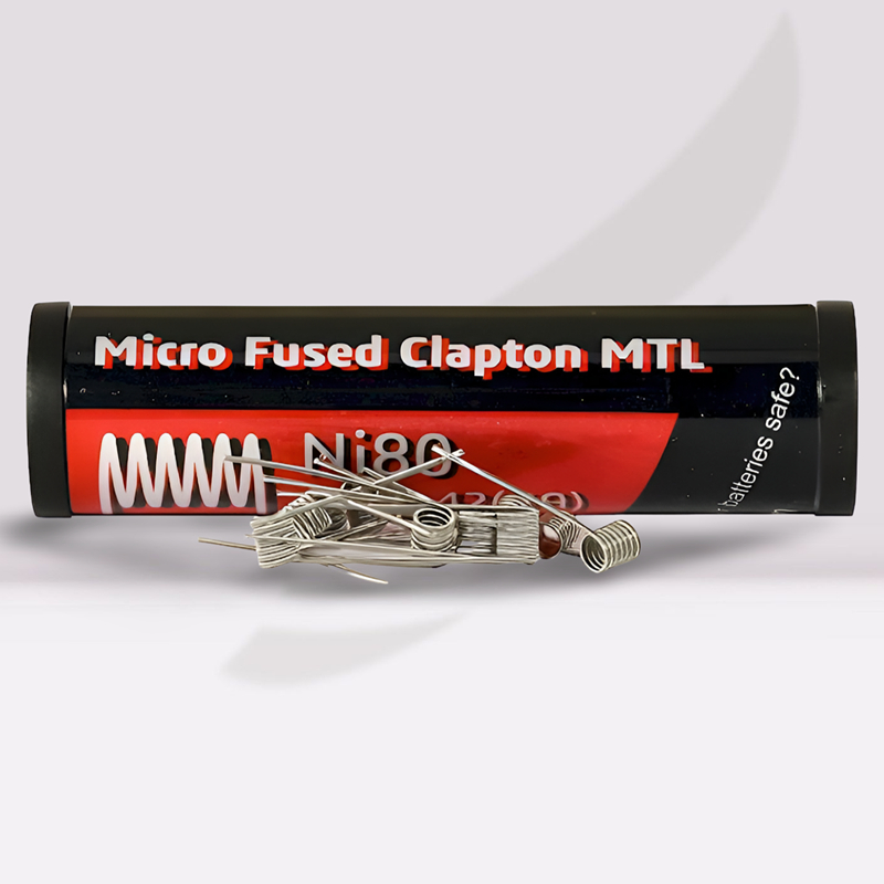 Micro Fused Clapton MTL Ni80 0.88Ohm - Fumytech