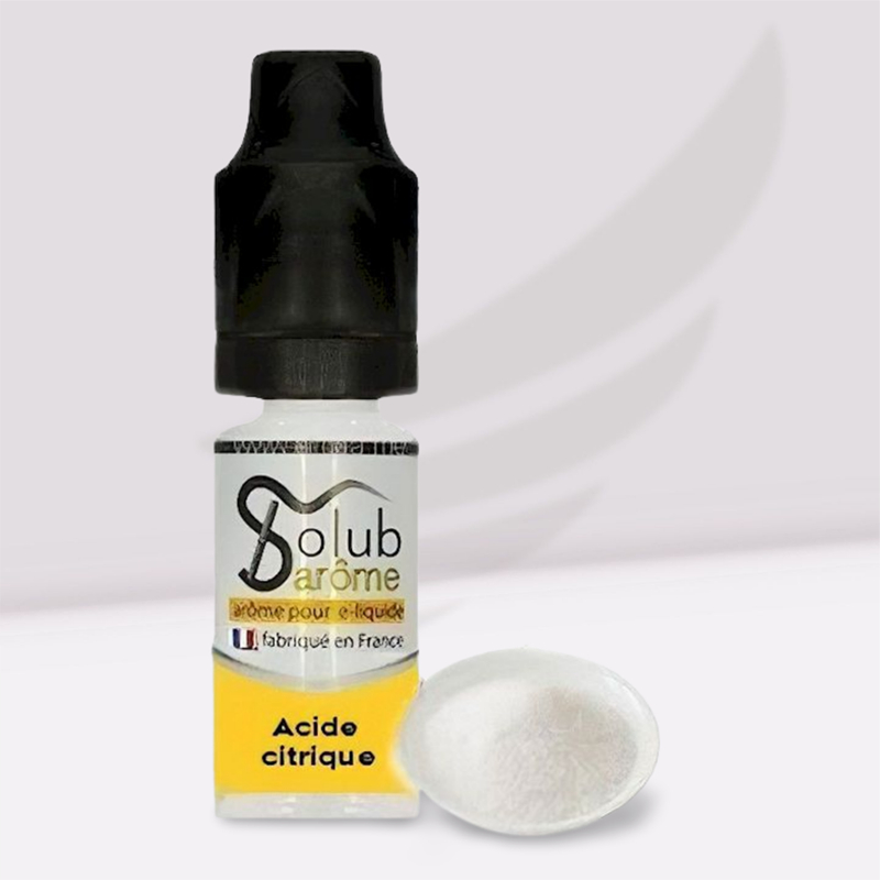Additif Acide Citrique 10ml Solub