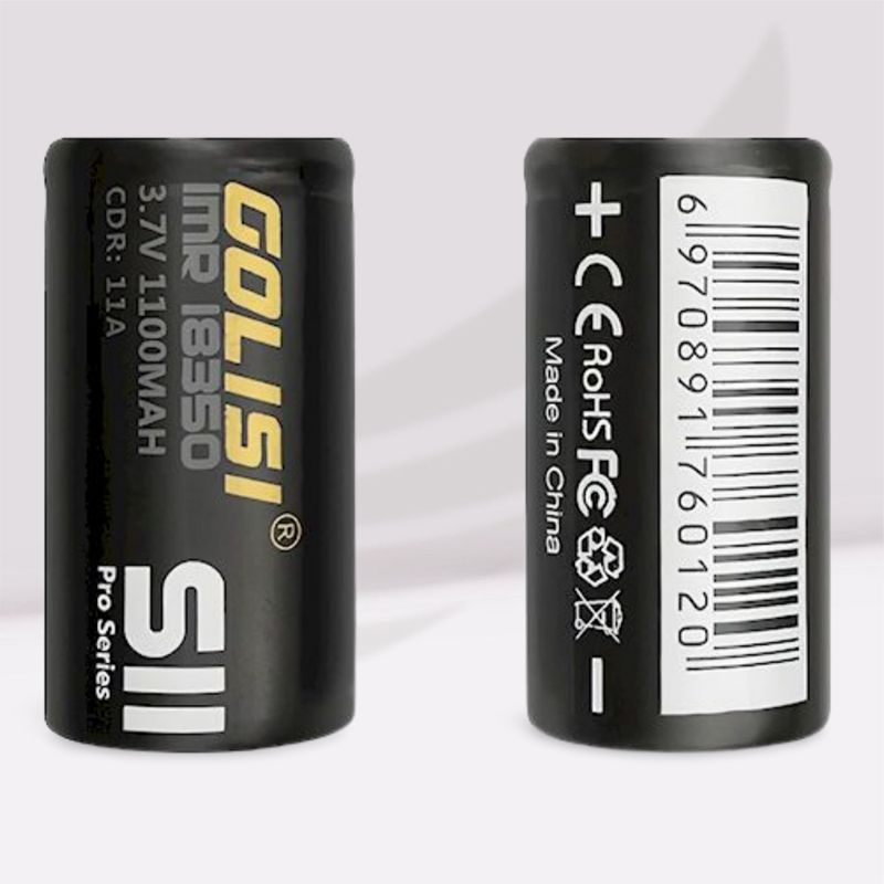 Accu S11 18350 1100mAh Golisi