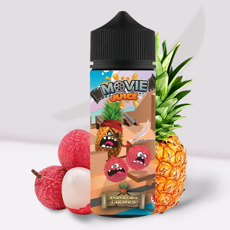 Ananas des Caraïbes 100ml Movie Juice by Secret's LAb