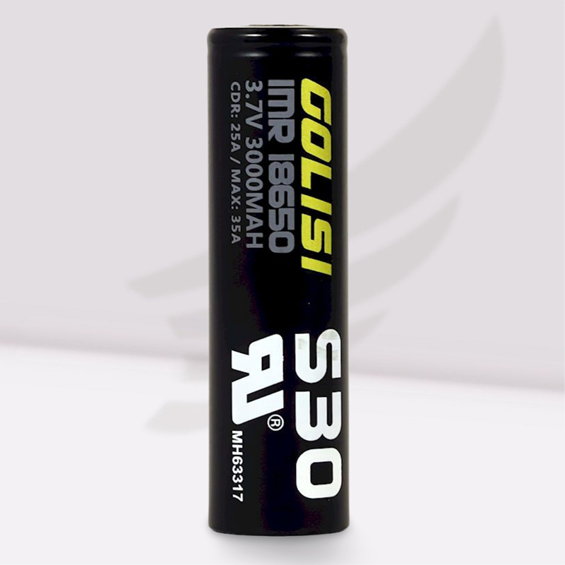 Accu S30-UL 18650 3000mAh 25A - Golisi