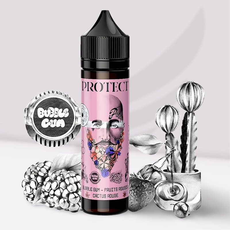 Bubble Gum Fruits Rouges Cactus 50ml - Protect