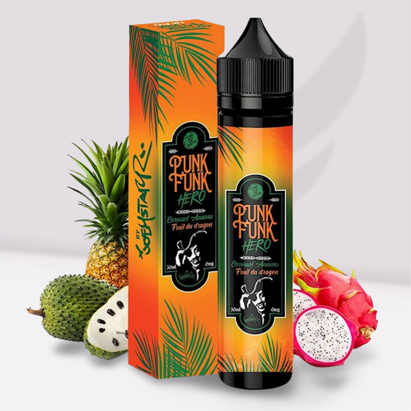 Prêt à booster Corossol Ananas Fruit du Dragon - Punk Funk Hero 