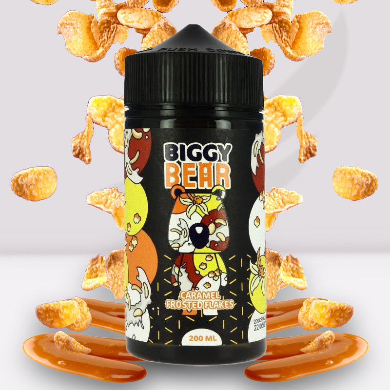 Prêt à booster Caramel Frosted Flakes - Biggy Bear