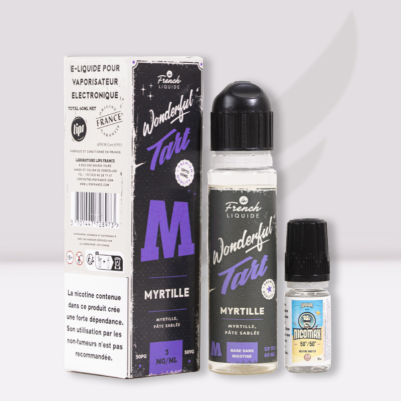 Prêt à booster Myrtille Wonderful Tart by Le French Liquide
