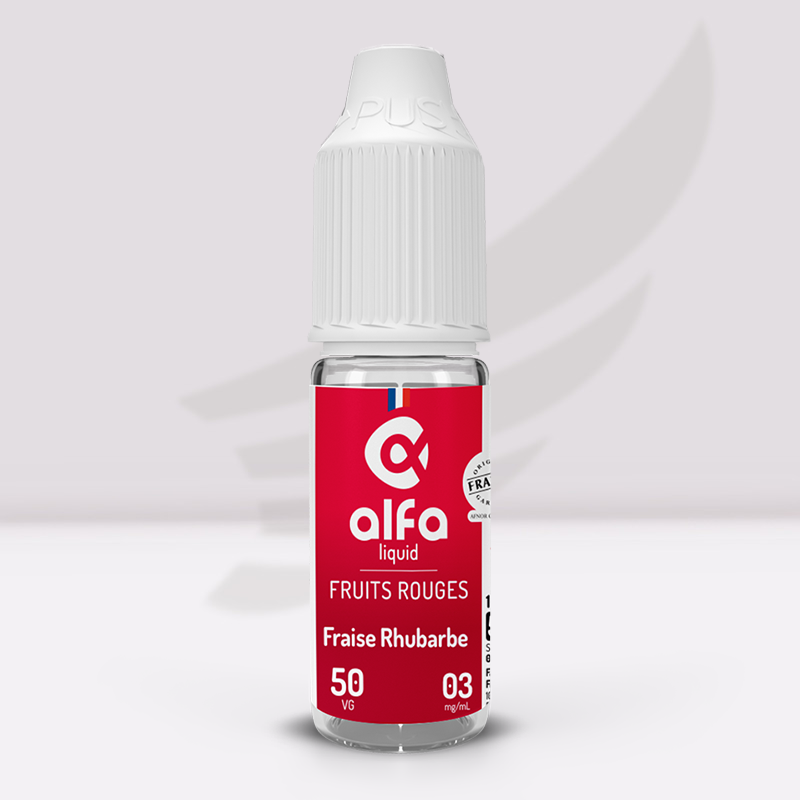 Fraise Rhubarbe - 50/50 - Alfaliquid