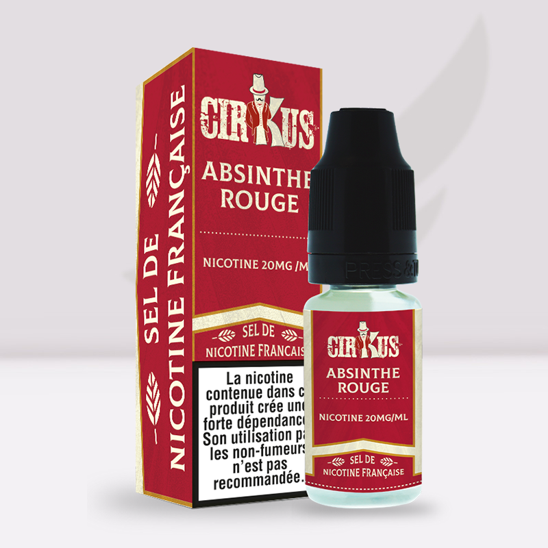 Absinthe Rouge sels de nicotine - Cirkus - VDLV