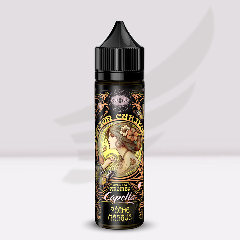 Pêche Mangue 50ml - Potions Curieuses Curieux E-liquides