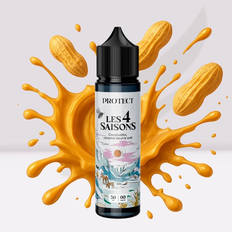 Cacahuètes Caramel Beurre Salé - 50ml - Protect Protect Cacahuètes Caramel Beurre Salé - 50ml - Protect Protect