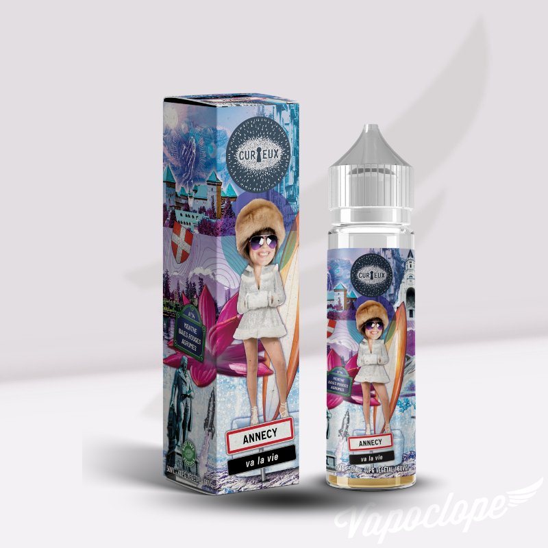 Annecy Va La Vie 50ml - Hexagone - Curieux e-liquide Curieux E-liquides