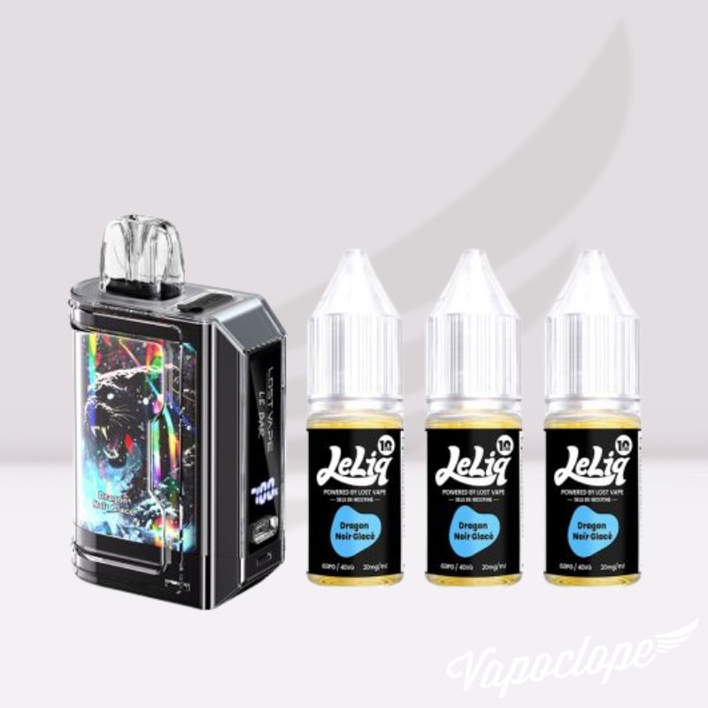 Kit puff 45K Dragon Noir- Le Bar