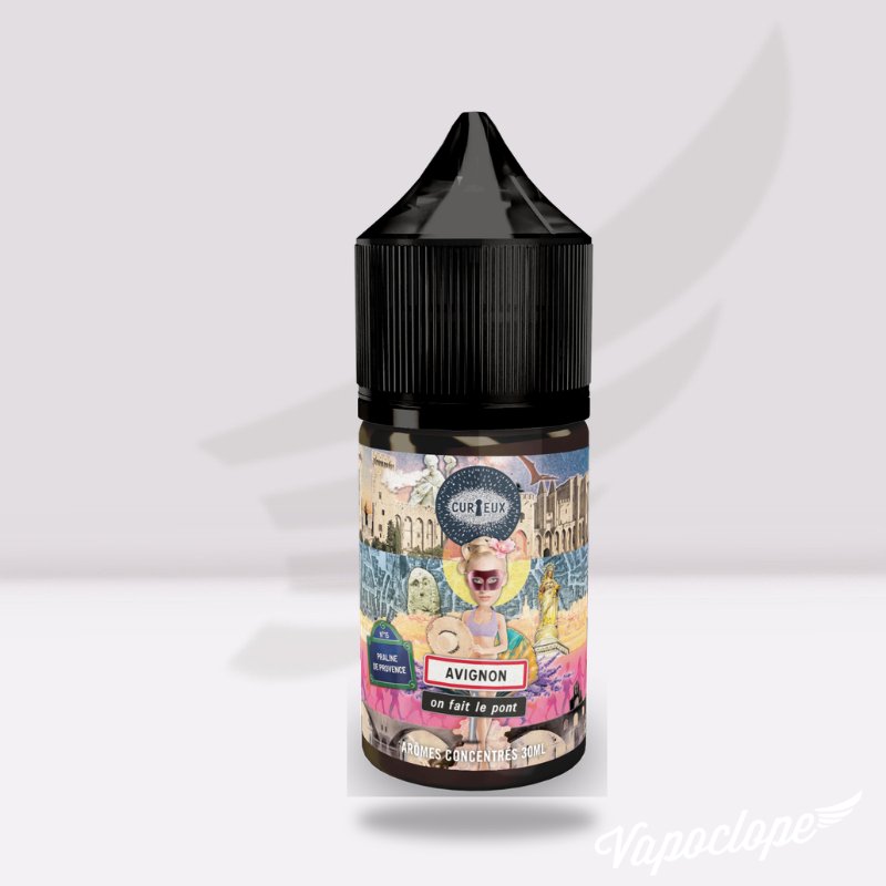 Arôme Avignon, on fait le pont - 30ml - Curieux e-liquide Curieux E-liquides