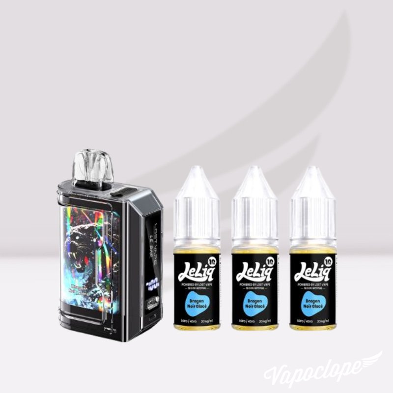 Kit puff 45K - Dragon Noir Glacé