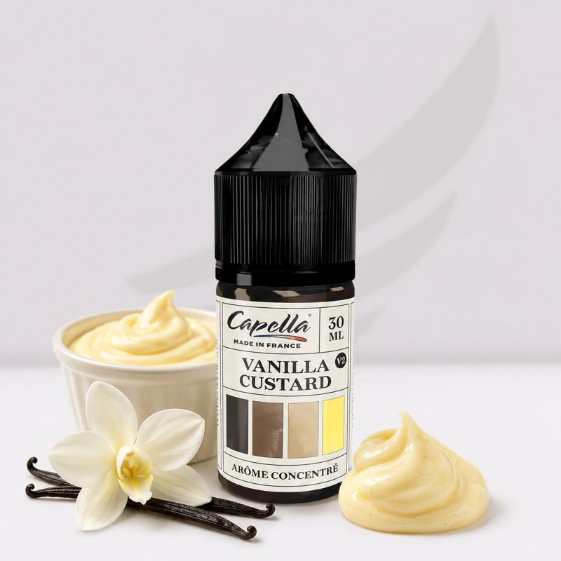 Arôme Vanille Custard v2 - 30ml - Capella Capella