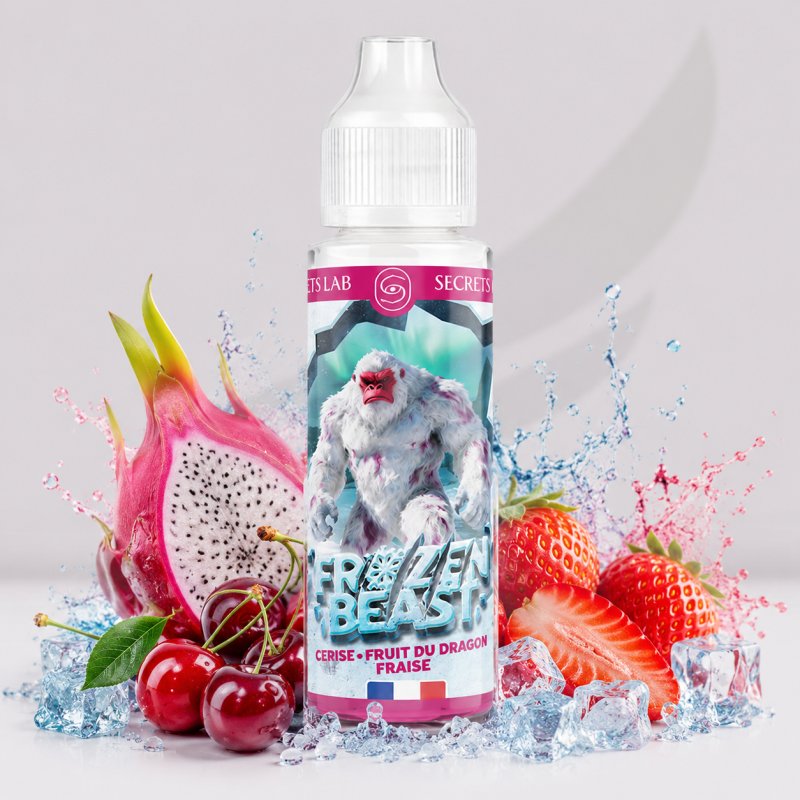 Cerise Fruit du Dragon Fraise 50ml - Frozen Beast - Secret's LAb Secret's LAb