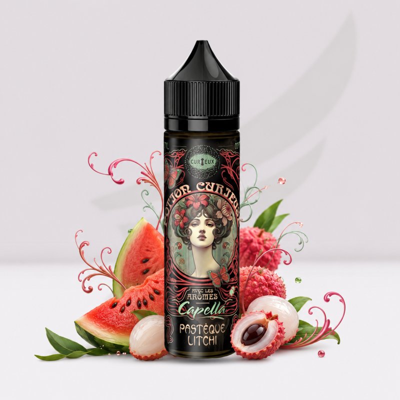 Pastèque Litchi - 50ml- Potions Curieuses Curieux E-liquides