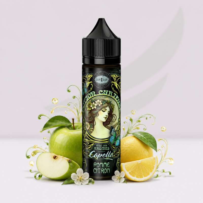 Pomme Citron - 50ml- Potions Curieuses Curieux E-liquides