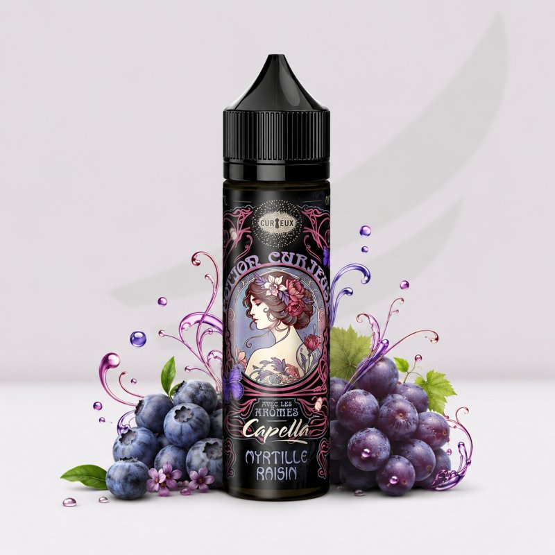 Myrtille Raisin - 50ml - Potions Curieuses Curieux E-liquides