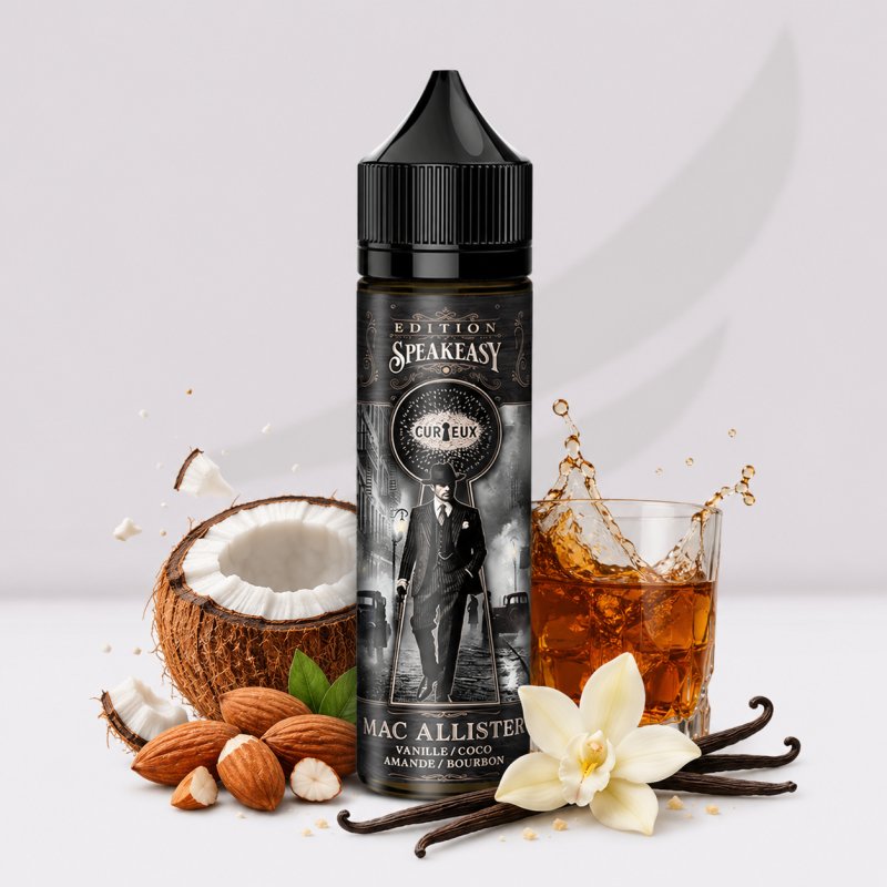 Mac Allister - 50ml - Speakeasy - Curieux Curieux E-liquides