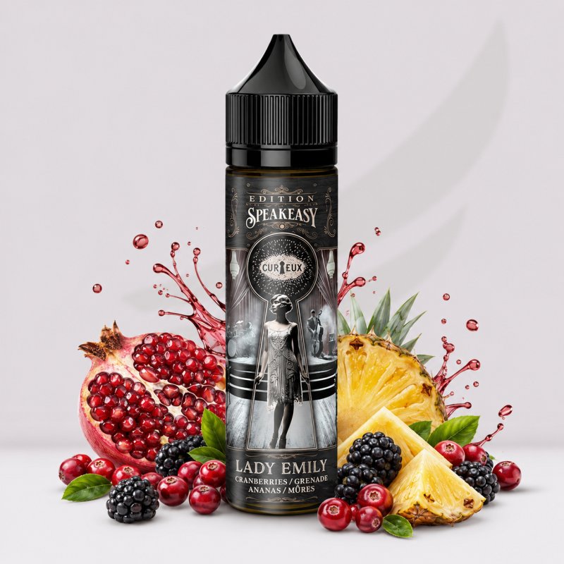 Lady Emily - 50ml - Speakeasy - Curieux Curieux E-liquides