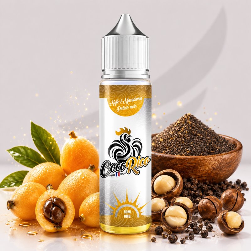 Nefle, Macadamia, Poivre noir - 50ml - Cocorico Buds Vape