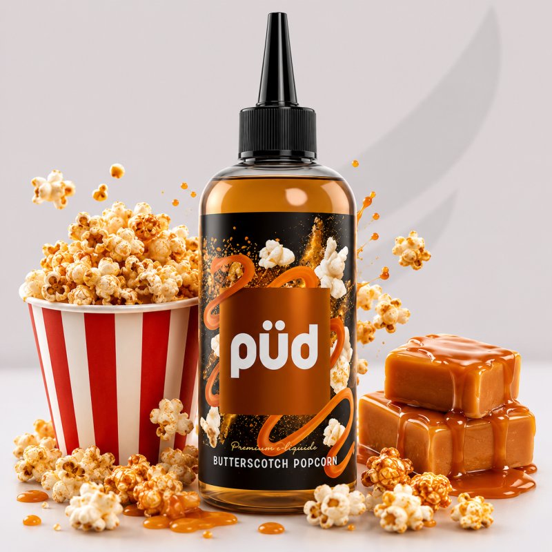 Butterscotch Popcorn Püd - 200ml - Joe's Juice Joe's Juice