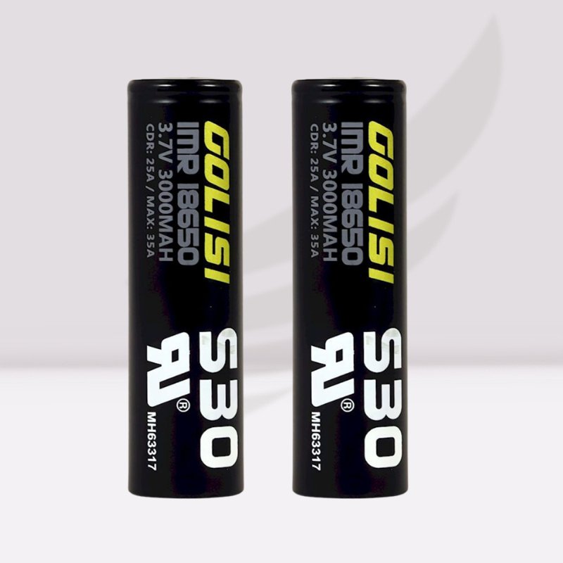 Accu S30-UL 18650 3000mAh 25A (x2) - Golisi Golisi