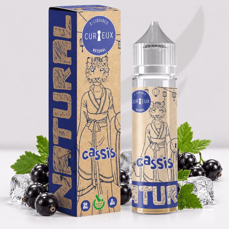 Cassis - 50ml - Natural- Curieux e-liquide Curieux E-liquides