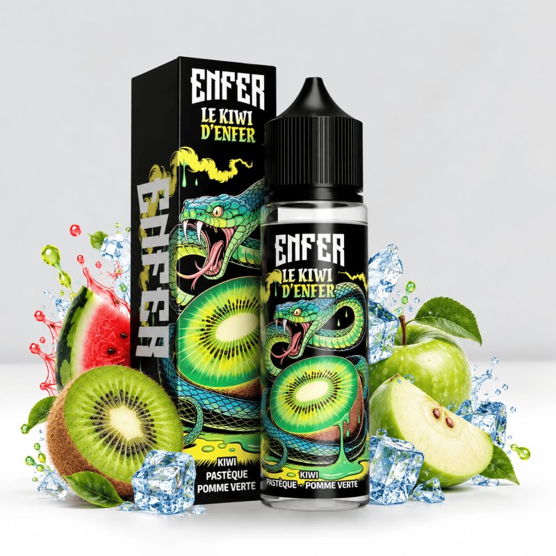 Le Kiwi d'ENFER- 50ml - Vape 47 Fuu