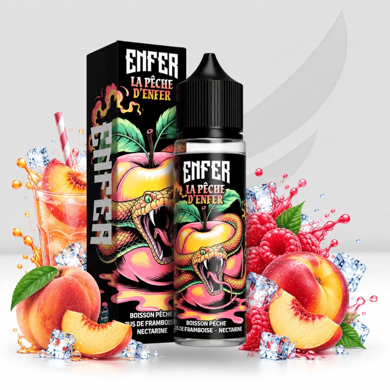 La Pêche d'ENFER- 50ml - Vape 47 Fuu