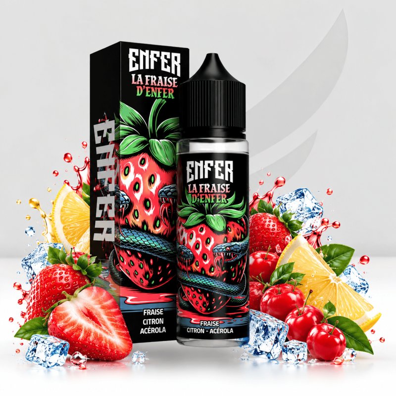 La Fraise d'ENFER- 50ml - Vape 47 Fuu