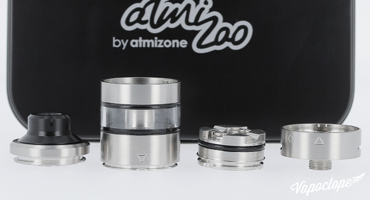 L'atomiseur AER Deluxe démonté de chez Atmizoo