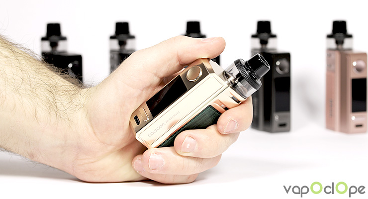 La prise en main du pod kit Drag E60 de chez Voopoo