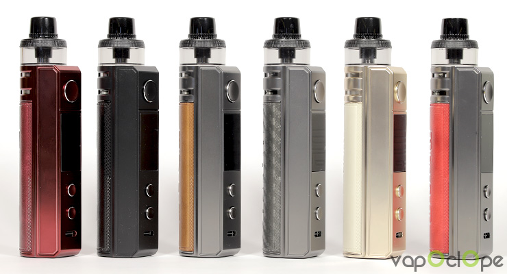Les différents coloris du kit Drag H80s de chez Voopoo