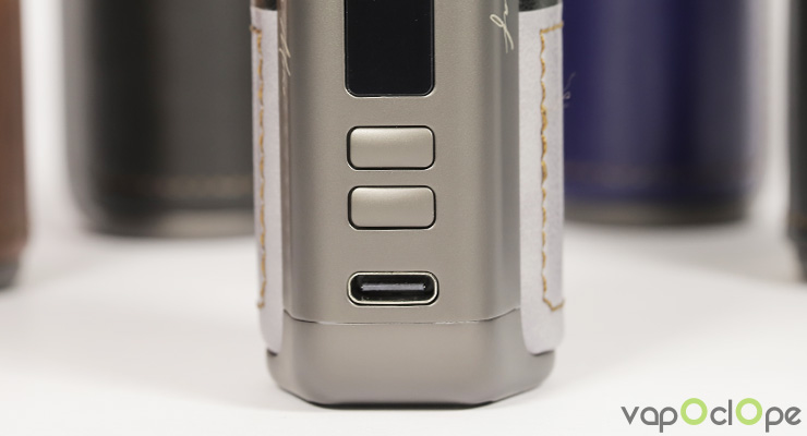 Le port USB-C de la box iStick Power Mono de chez Eleaf