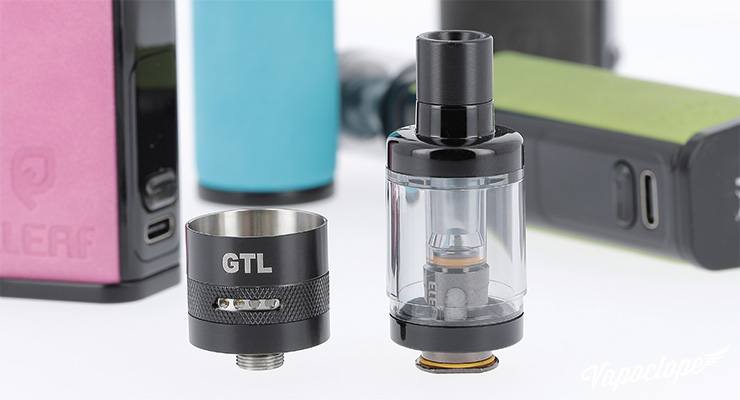 La connectique 510 et la cartouche aimantée du kit iStick de chez Eleaf
