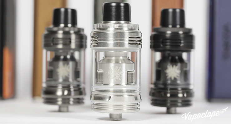Les différents coloris du clearo Uforce L de chez Voopoo