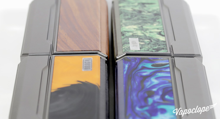 Les détails de la box du kit Drag 4 de chez Voopoo