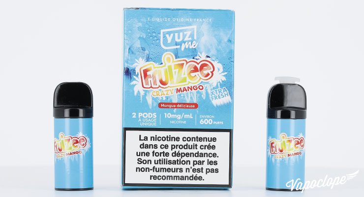 Le contenu des cartouches pod de chez Yuz Me