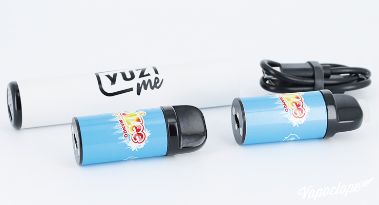 Le contenu du kit du pod complet de chez Yuz Me