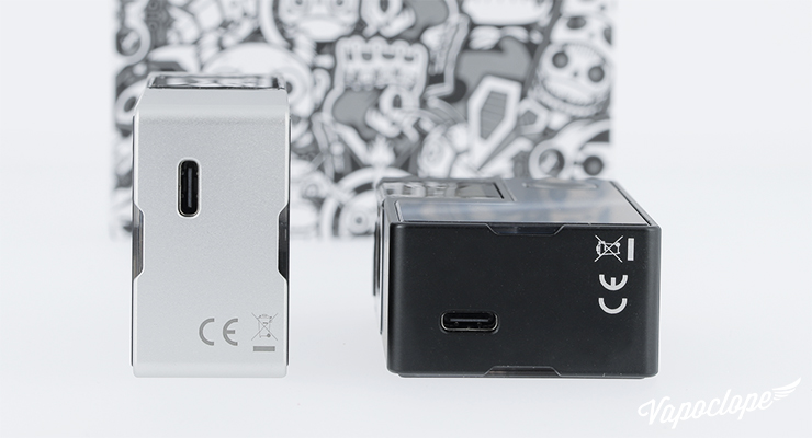 Le port USB-C du kit AIO & Squonk STPM de chez IEC