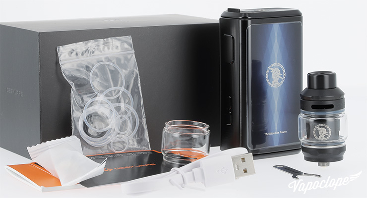 Le contenu du kit Z200 de chez Geekvape