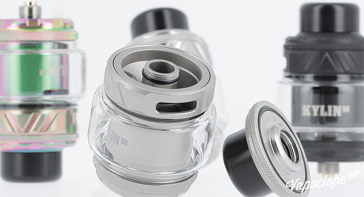 L'ouverture pour e-liquide de l'atomiseur Kylin V3 RTA de chez Vandy Vape