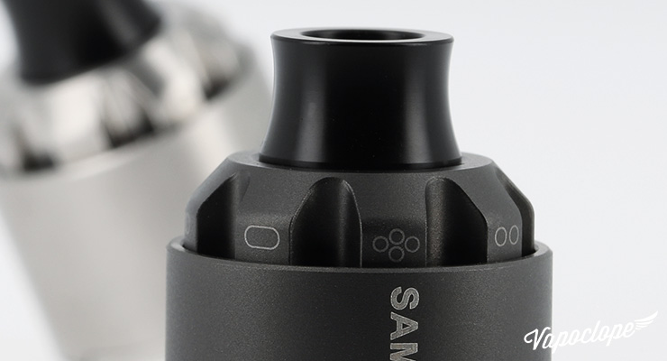 L'airflow réglable du dripper Samdwich de chez Dovpo et Across