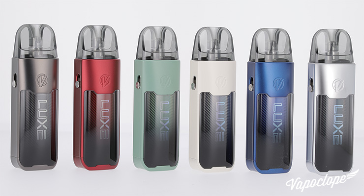 Les différents coloris du kit Luxe XR Max de chez Vaporesso
