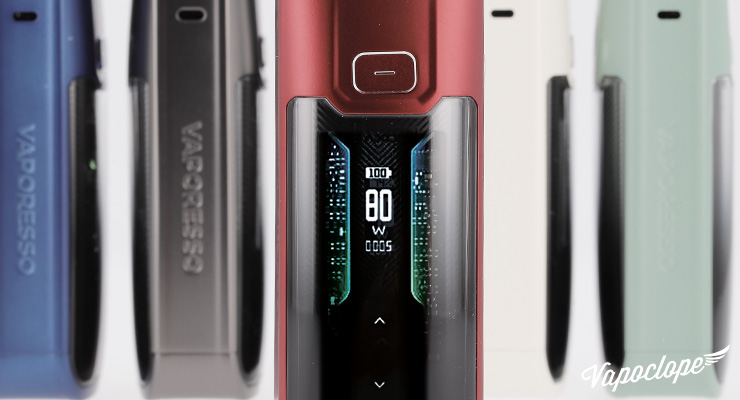 L'écran du kit Luxe XR Max de chez Vaporesso